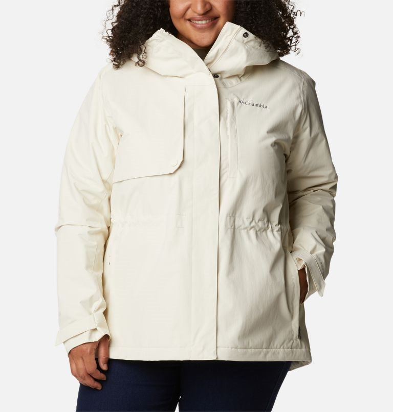 Women\'s Columbia Hadley Trail Jackets Cream | Plus Size CA-PL1C8